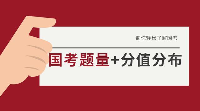 2019年國家公務(wù)員考試，行測分值分布表匯總！