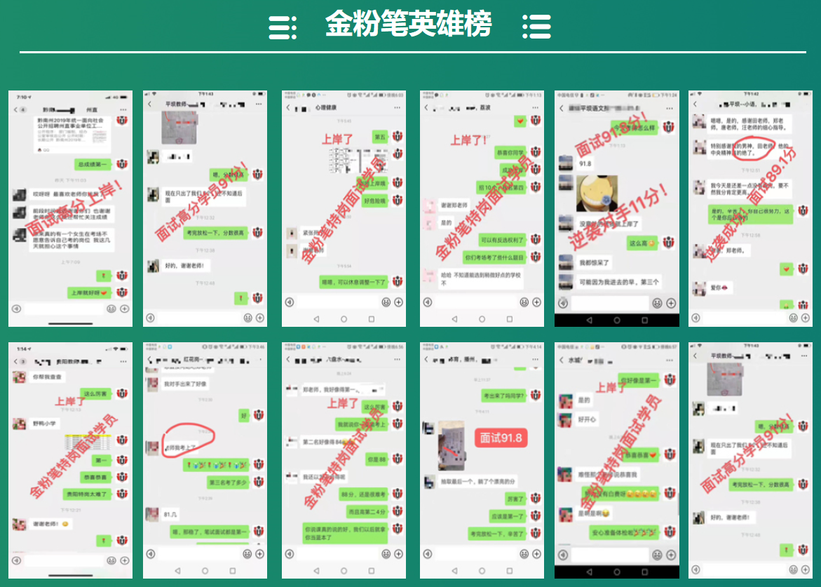 貴陽中小學(xué)、幼兒教師招聘成功上岸學(xué)員